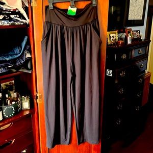 HALARA High Waisted Side Pocket Plain Wide Leg Pants size L new with tags!